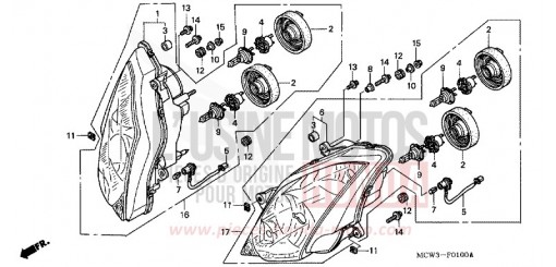 PROJECTEUR (E,ED,EK,F) VFR800A3 de 2003